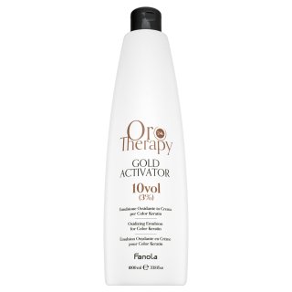 Fanola Oro Therapy 24k Gold Activator Oro Puro desarrollo de emulsión Para todo tipo de cabello 3% 10 Vol. 1000 ml