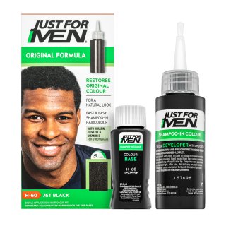 Just For Men Autostop Hair Colour champú colorante Para hombres H60 Natural Jet Black 35 g