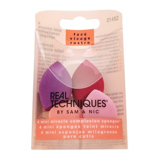 Real Techniques Miracle Complexion Mini Sponges 4 pcs esponja de maquillaje