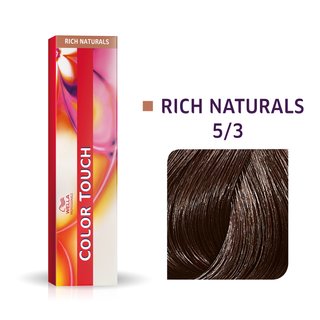 Wella Professionals Color Touch Rich Naturals coloración demi-permanente profesional efecto multidimensional 5/3 60 ml