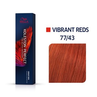 Wella Professionals Koleston Perfect Me+ Vibrant Reds color de cabello permanente profesional 77/43 60 ml